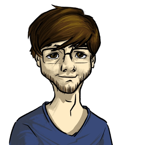 digital self-portrait of Drew Jezek